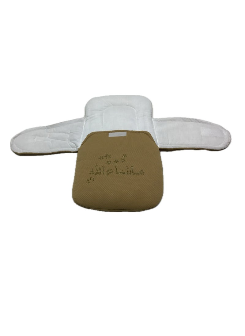 Sweet baby Baby sleeping Bag Velcro type attractive design-Beige Color from Sweet Baby.  - Image 2