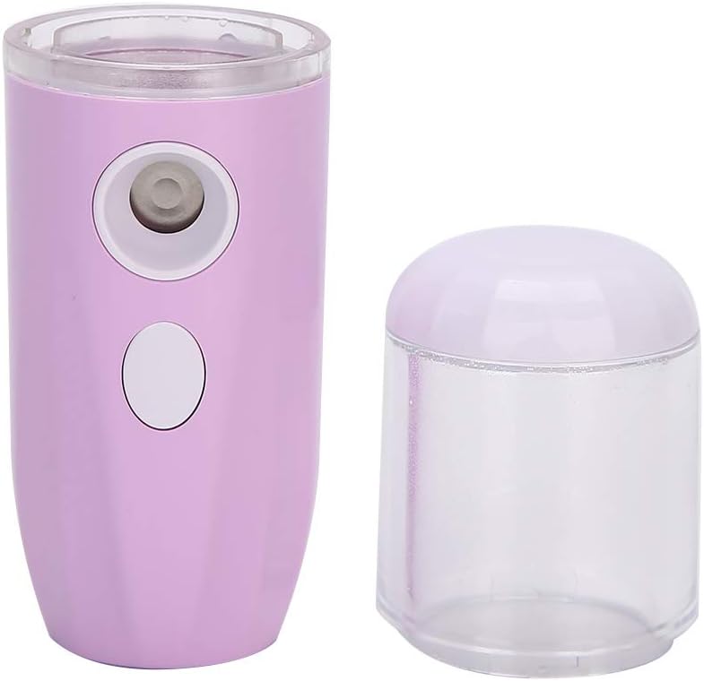 بخاخ البخار المحمول للوجه من نوع USB، 26 مل، ضباب دافئ أيوني بنفسجي فاتح - Image 2