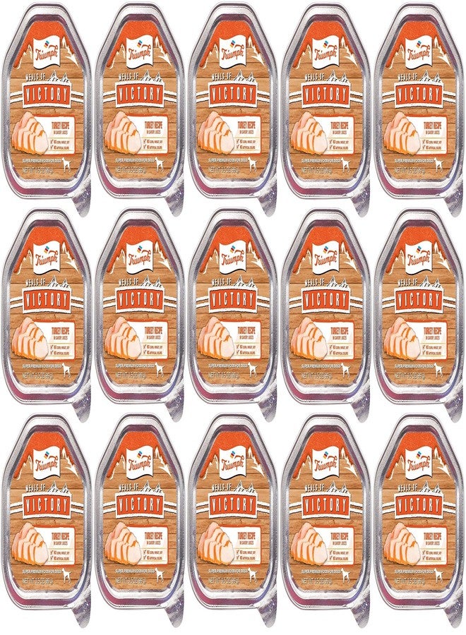 Triumph 15 Pack of Meals of Victory Turkey Recipe Wet Dog Food, 3.5 Ounces Per Cup