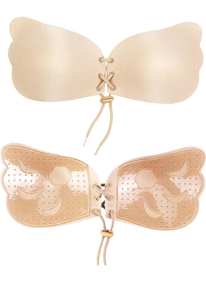 Rock Pow Drawstring Adhesive Bra Silicone Bra Invisible and Reusable  - Image 4