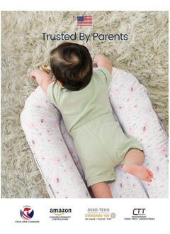 Moro Moro Cotton Baby Nest with Full Zipper – Adjustable & Portable for Newborns  - Image 2