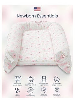 Moro Moro Cotton Baby Nest with Full Zipper – Adjustable & Portable for Newborns  - Image 3