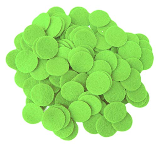 Playfully Ever After Light Green Craft Felt Circles (4 Inch - 19pc) - Image 1