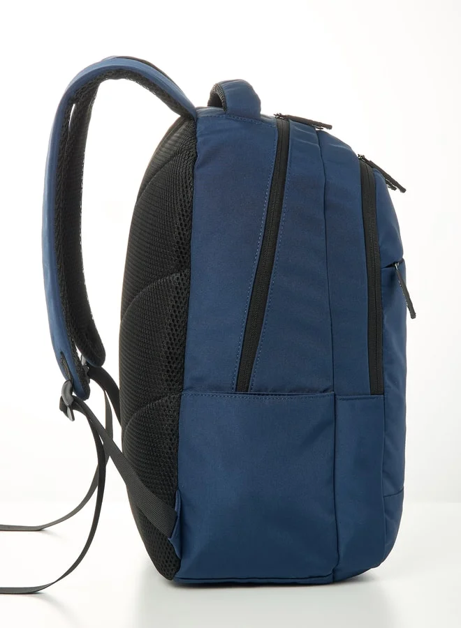Lee Cooper Solid Backpack with Adjustable Shoulder Straps
