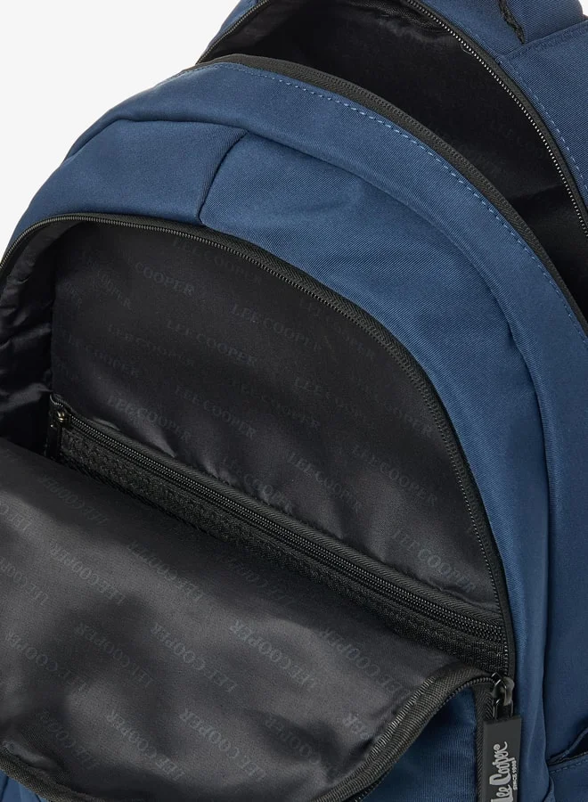 Lee Cooper Solid Backpack with Adjustable Shoulder Straps