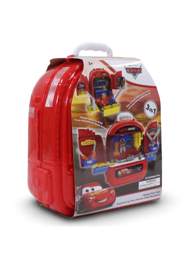 Cars 3-in-1 Tools Set – Pretend Mechanic Workshop and Carry Case - Image 1