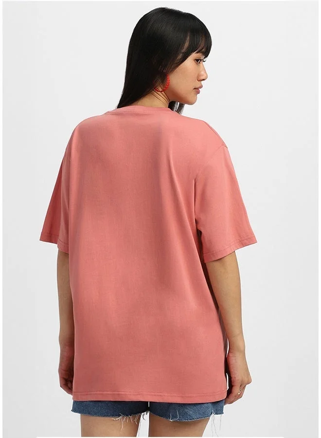 Juneberry Juneberry Pure Cotton Over-size SOAPNUT T-Shirt For Women