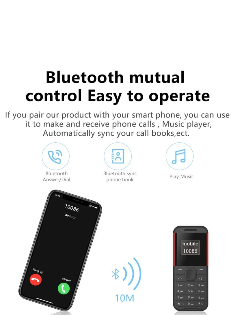 BM222 Dual SIM mini mobile phone with 0.66 inch screen