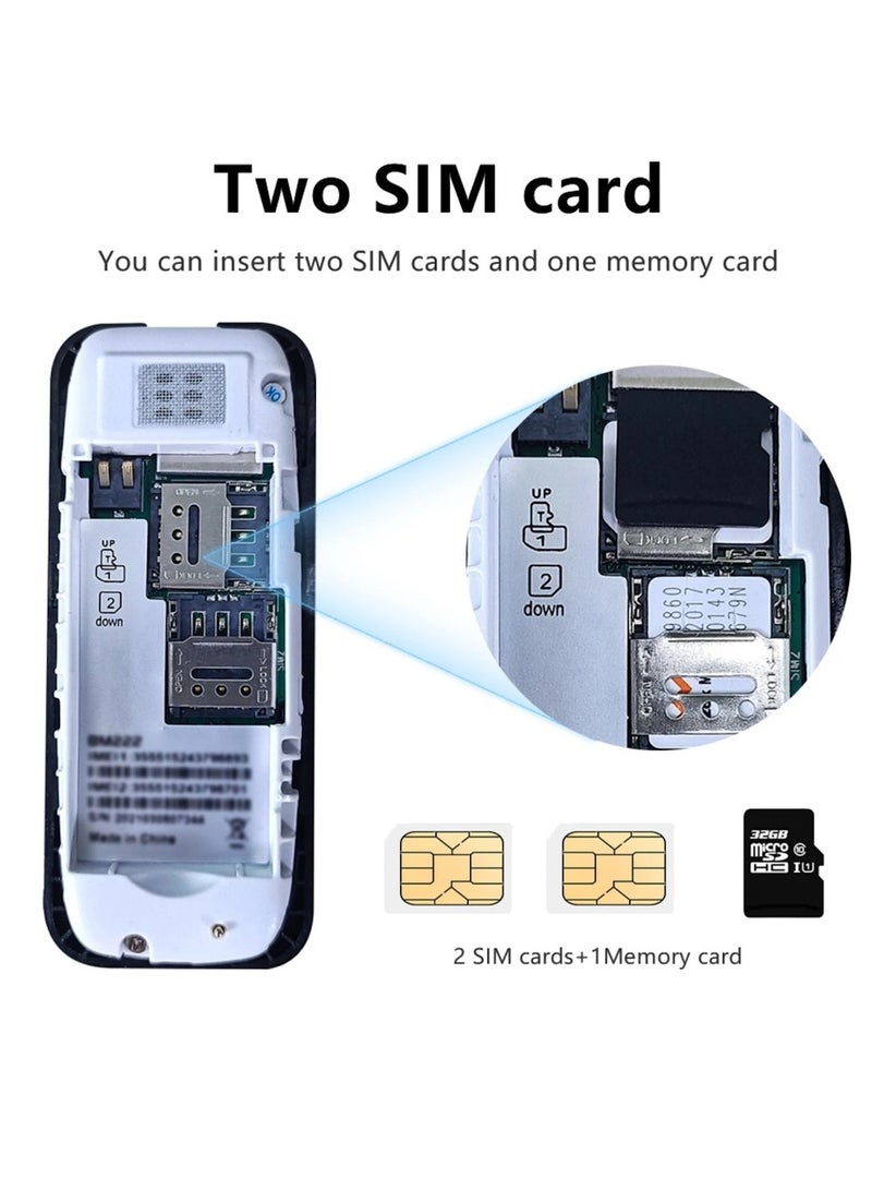 BM222 Dual SIM mini mobile phone with 0.66 inch screen