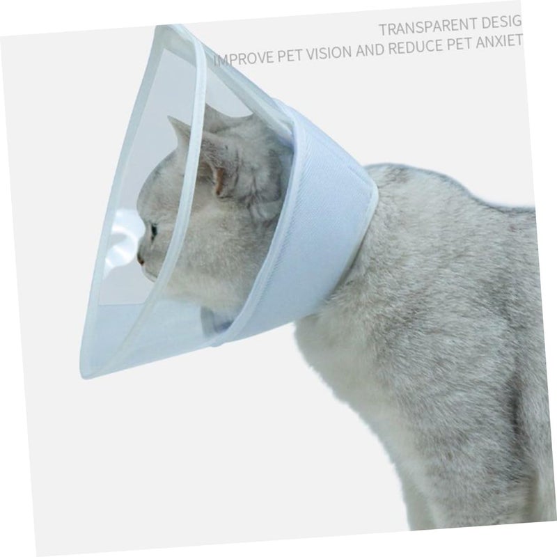 Sosoport Pet Shield Collar Elizabethan Circle for Cat Dog Grooming Bite Scratch Resistant Soft Washable - Image 5