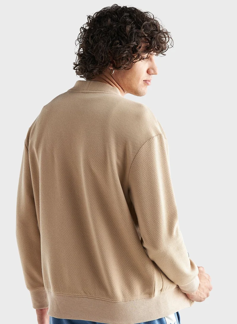 فاف Textured Button Through Jacket