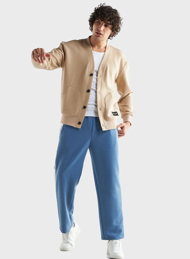 فاف Textured Button Through Jacket