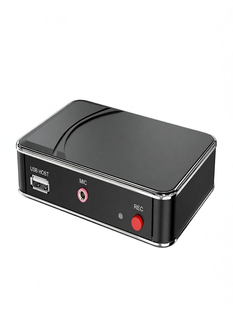 ezcap280HD Video Capture Box 1080P HD Recording Box Audio Video Converter Support HD IN & OUT MIC IN Plug and Play for DVD Camcorder Set-Top Box Computer Game Console - Image 3