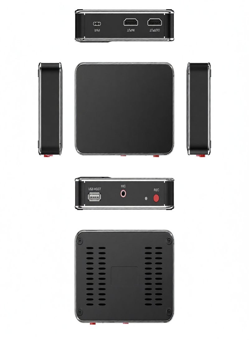 ezcap280HD Video Capture Box 1080P HD Recording Box Audio Video Converter Support HD IN & OUT MIC IN Plug and Play for DVD Camcorder Set-Top Box Computer Game Console - Image 5
