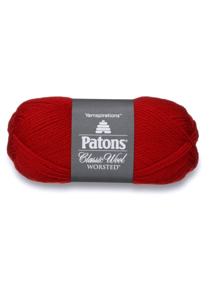 Patons Classic Wool Bright Red Yarn - Image 1