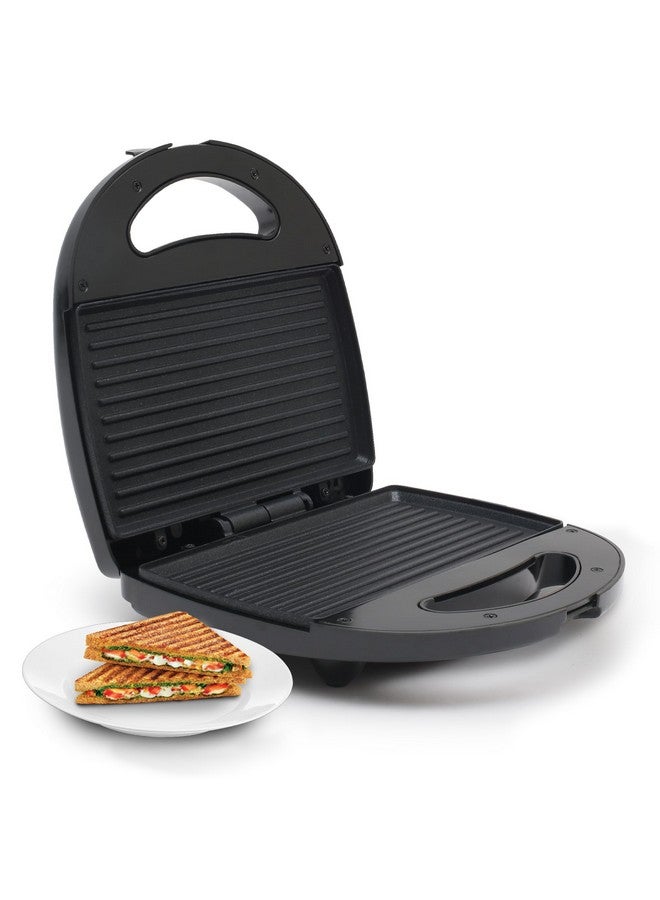 AGARO Delite Sandwich Maker, 750W, 4 Slice Non Stick Grill Plate, Power Indicator, Oil Free Toasting, Grilling, Black - Image 1