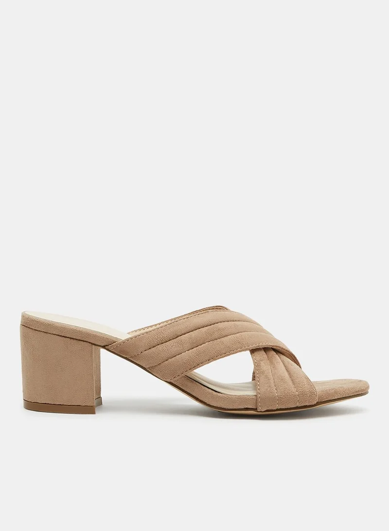 Anne Michelle Cross Strap Sandals