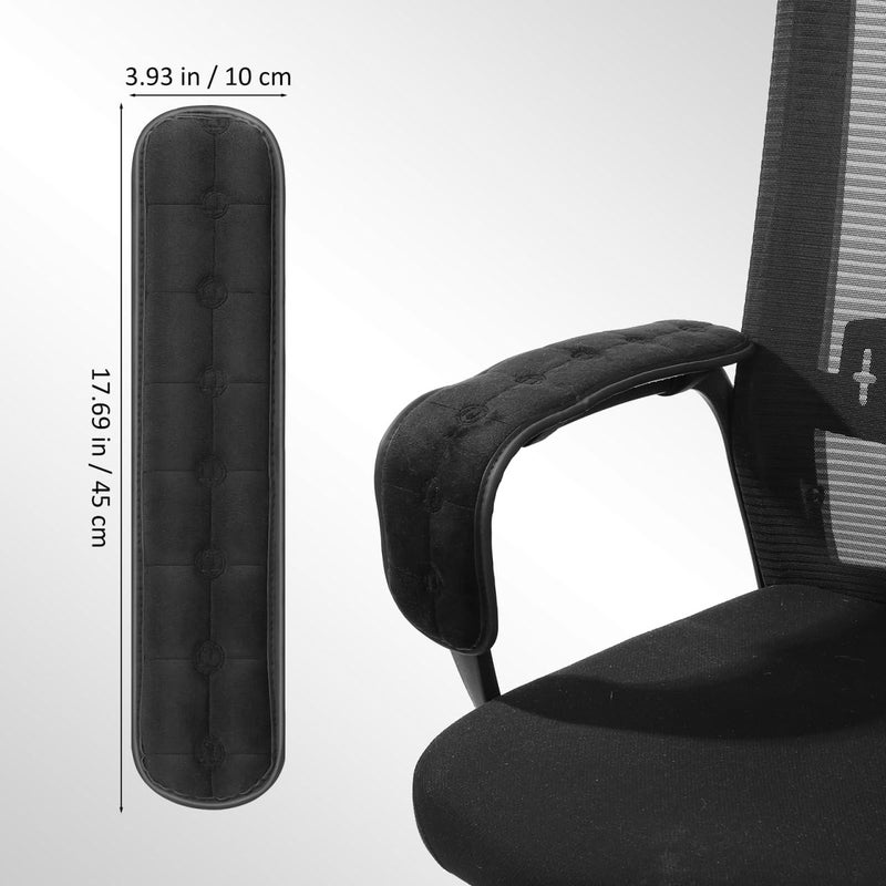 Garneck Chair Armrest Pad Office Gaming Chair Armrest Cushion Pillow Cover Support for Elbow Forearms - Image 4