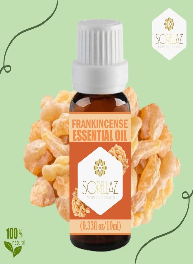 Sorellaz Combo Pack of Frankincense Essential Oil l Boswellia Carterii & Lavender Essential oil l Lavandula Angustifolia l 0.33fl oz/10ml each l 100% Natural & Undiluted l with Easy to Use EuroDropper - Image 3