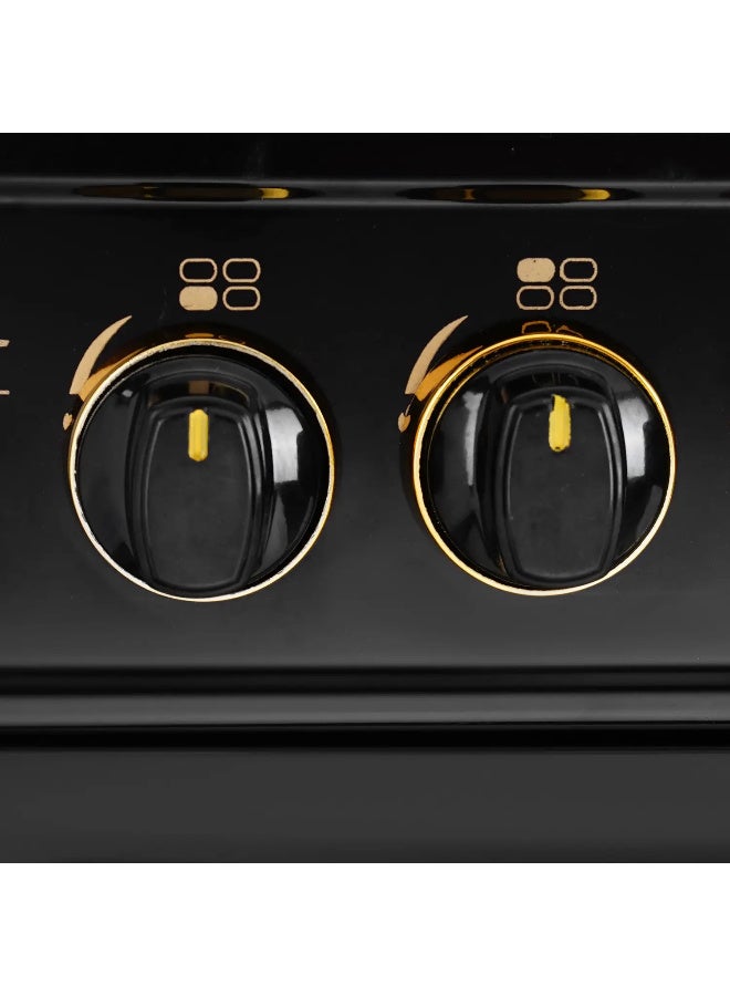 غلوبال بوتاجاز جلوبال الكترونكس 4 شعله  55*55  أسود كامل - Image 2