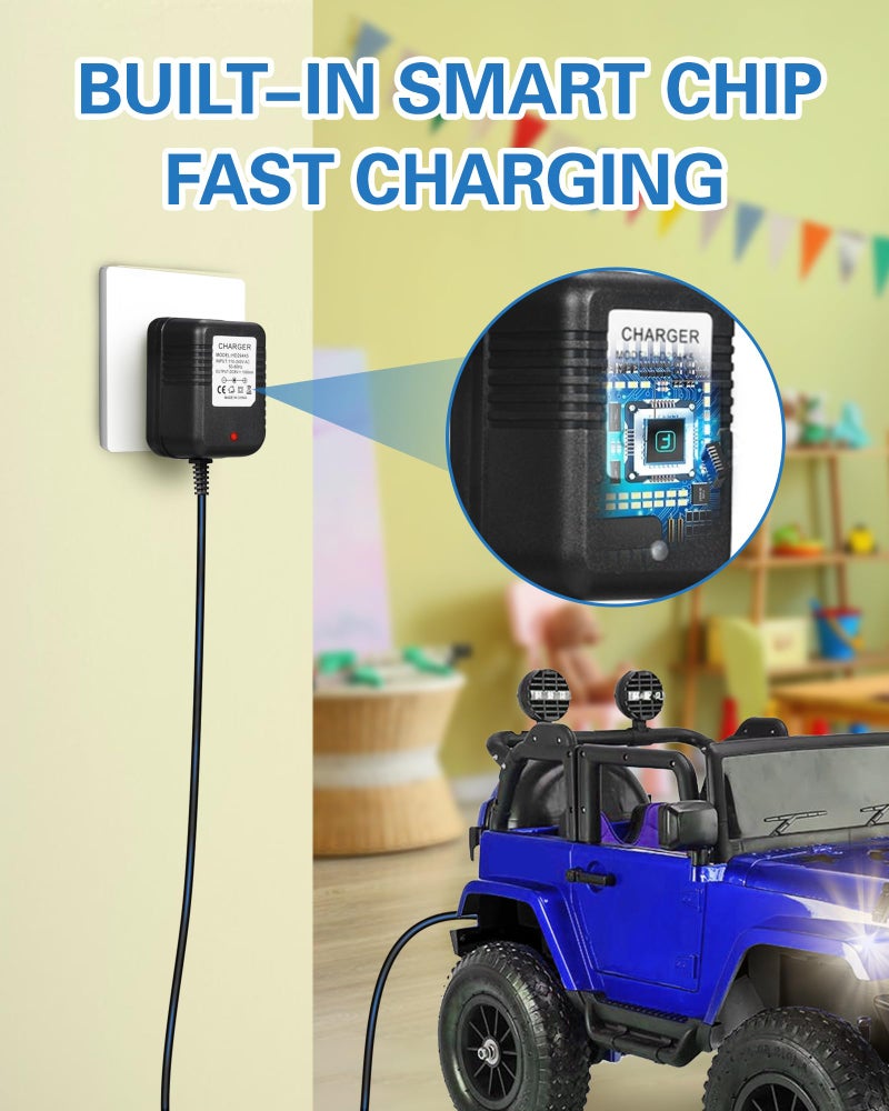 TUAGUI 12V Charger For Kidzone Bumper Car 12V Battery Charger For Ride On Toys Cargador Para Carro El?Ctrico De Nio  Kids Bumper Car Replacement Charger - Image 3