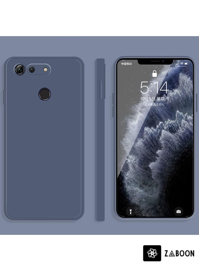 Zaboon Protective Case Cover For Honor View 20 Solid Color Imitation Liquid Silicone Straight Edge Dropproof Full Coverage Protective Case - Image 1