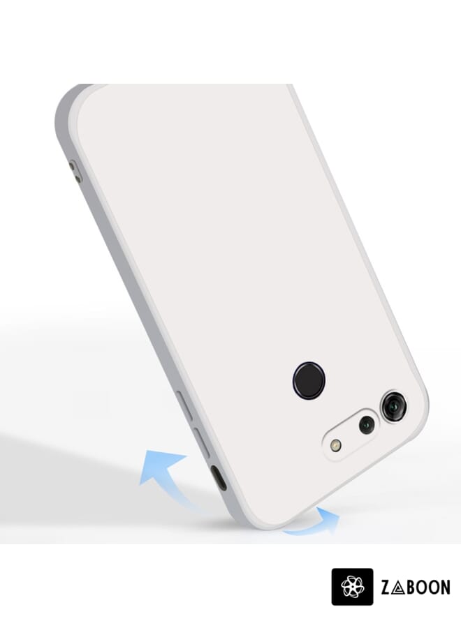 Zaboon Protective Case Cover For Honor View 20 Solid Color Imitation Liquid Silicone Straight Edge Dropproof Full Coverage Protective Case - Image 5