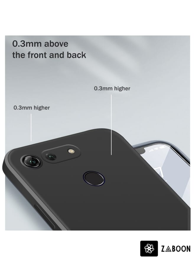 Zaboon Protective Case Cover For Honor View 20 Solid Color Imitation Liquid Silicone Straight Edge Dropproof Full Coverage Protective Case - Image 4
