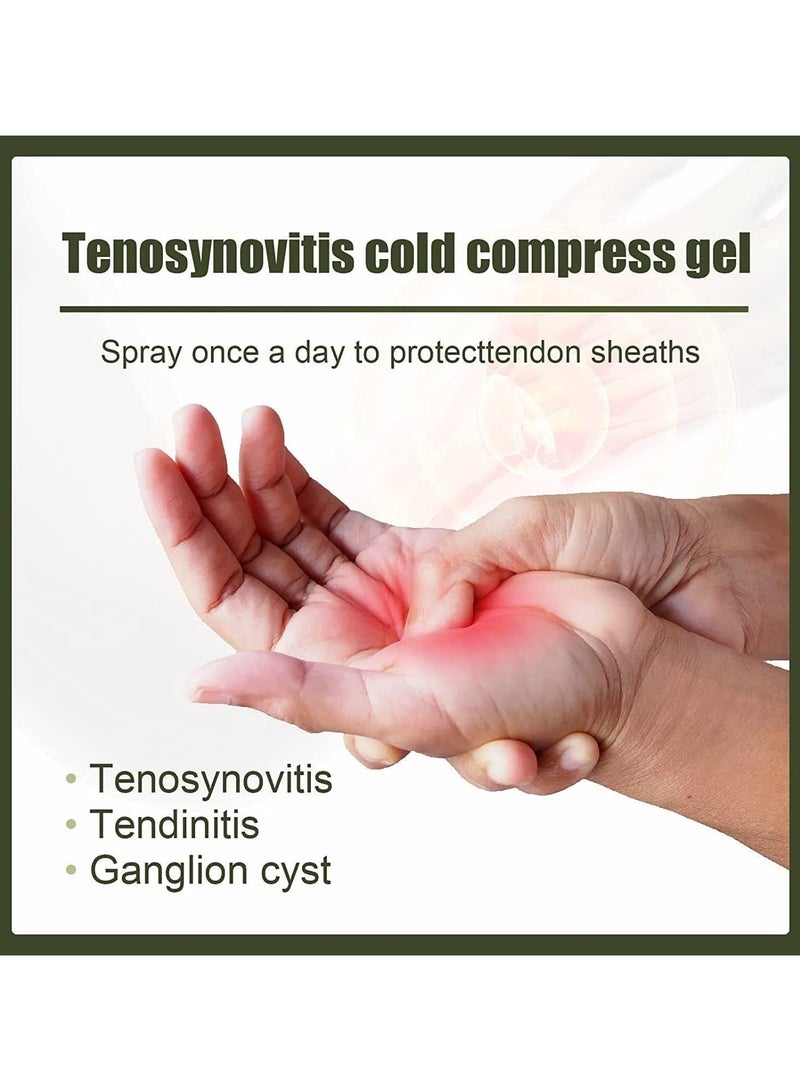 Heel Pain Relief Spray - Tenosynovitis Treatment Gel & Cold Compress - Natural Herbal Spray for Joint & Tendon Pain Relief - Image 4