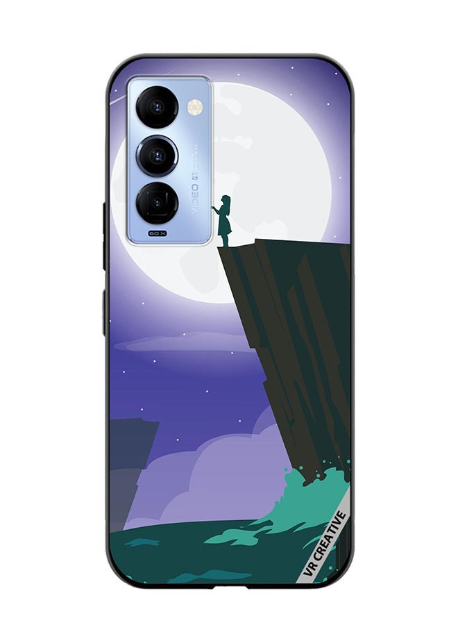 VR CREATIVE Protective Case Cover For Tecno Camon 18/18 P Dramatic Atmosphere Design Multicolour - Image 1