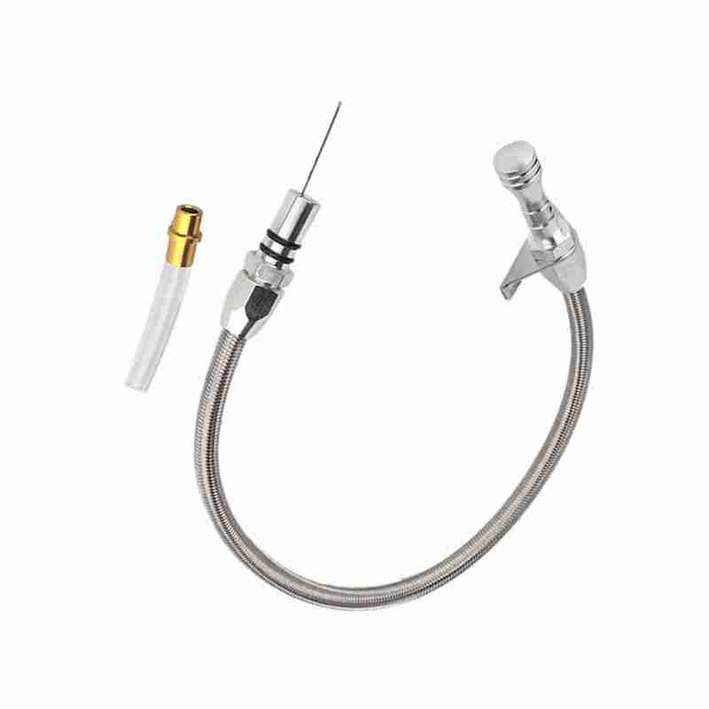 Flexible Transmission Dipstick Stainless Steel Braided Housing High Strength Durable - Beautiful Glossy Appearance for Chevy TH400 400 Turbo 400 Transmissions - Image 4
