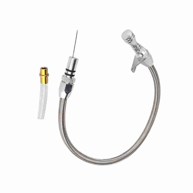 Flexible Transmission Dipstick Stainless Steel Braided Housing High Strength Durable - Beautiful Glossy Appearance for Chevy TH400 400 Turbo 400 Transmissions - Image 5