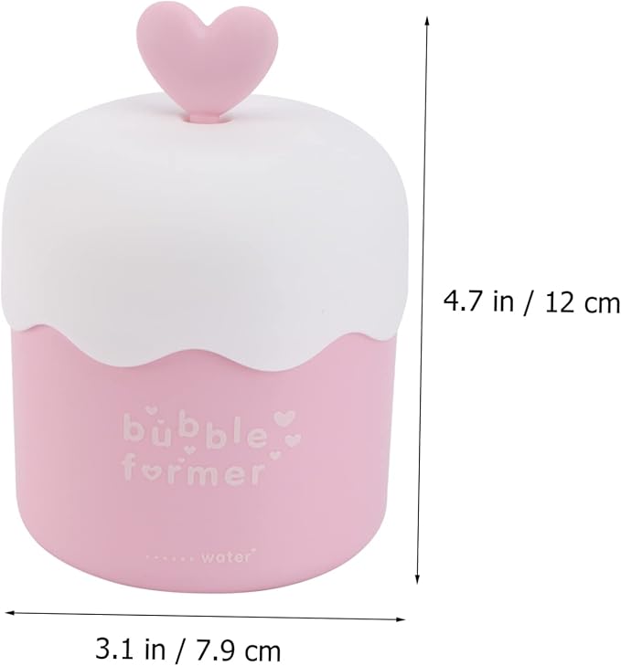 صانع رغوة الفقاعات منظف رغوة الوجه صانع رغوة العناية بالبشرة كريم غني صانع رغوة كوب رغوة صانع فقاعات أداة العناية بالبشرة الوردية