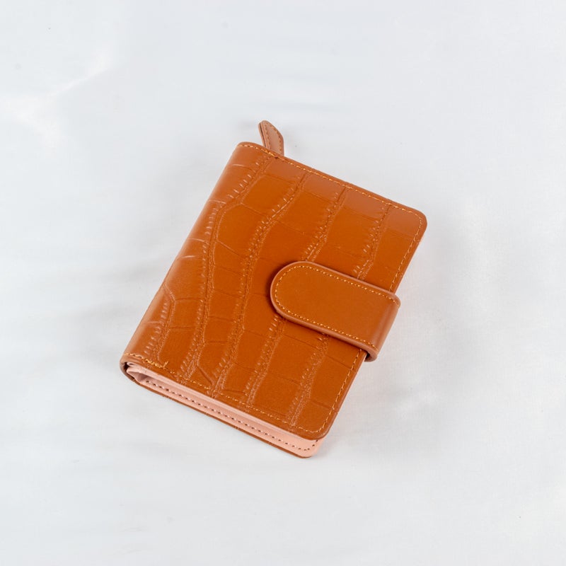 The Black Pearl Accessories Leather Flip Wallet & Card Holder with Multiple  Pockets and Zipped Pocket Brown - Image 1