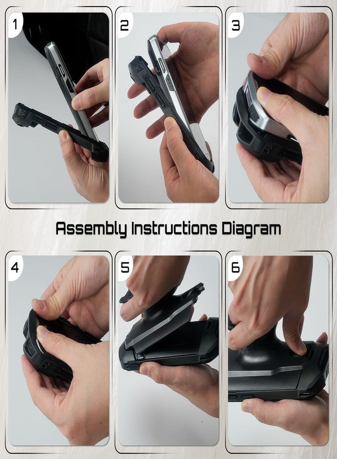 CARPSDZY TC51 Trigger Handle for Zebra TC51 TC510K TC52 TC56 TC57 Handheld Barcode Scanner Mobile Computer, Sensitive Scan Convenient Grip (TRG-TC51-SNP1-01), Must Be Used with Protective Case - Image 4