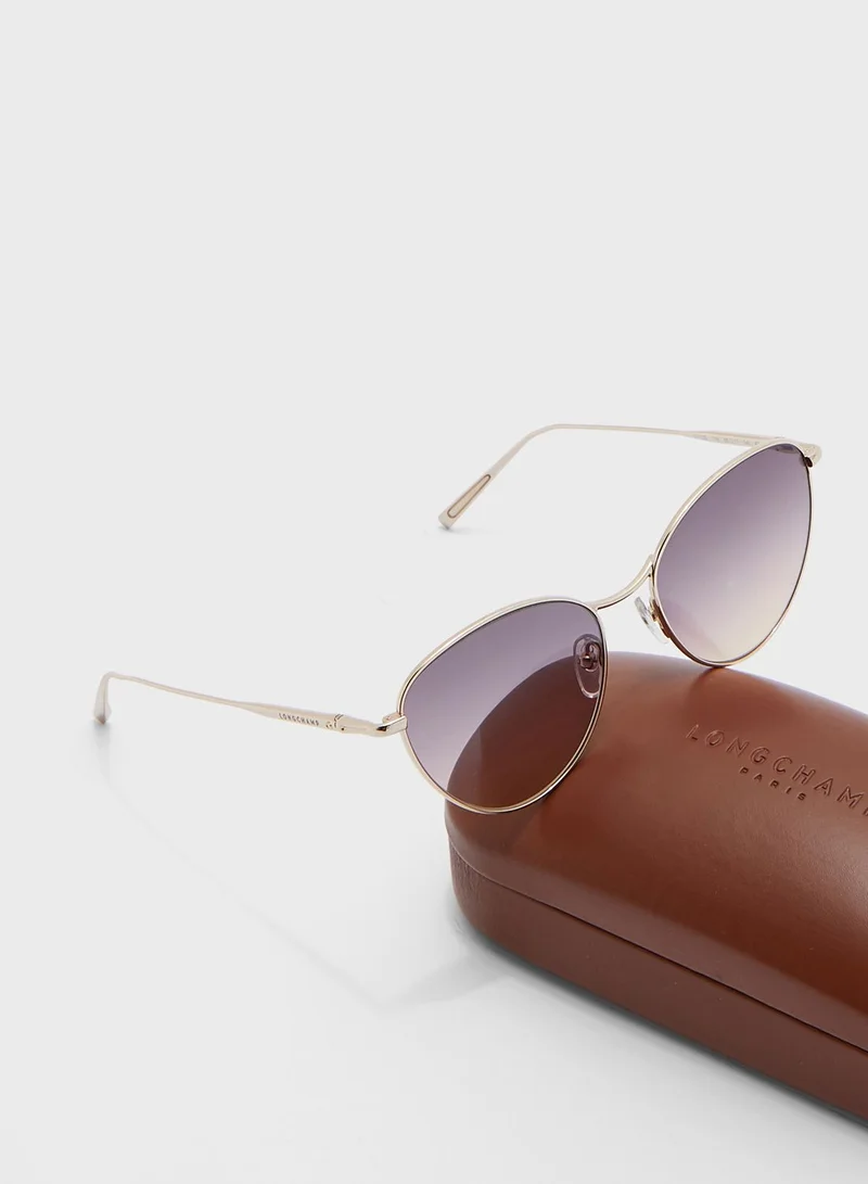 Longchamp Lo112S Oval Shape Sunglasses