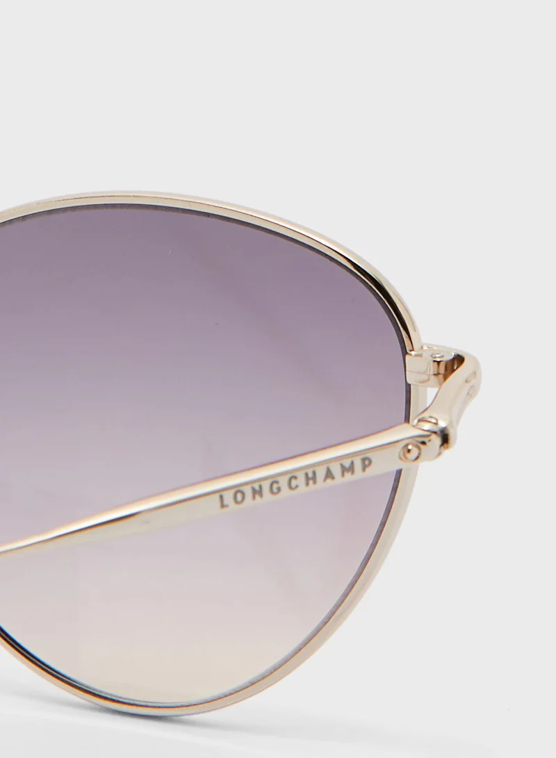 Longchamp Lo112S Oval Shape Sunglasses