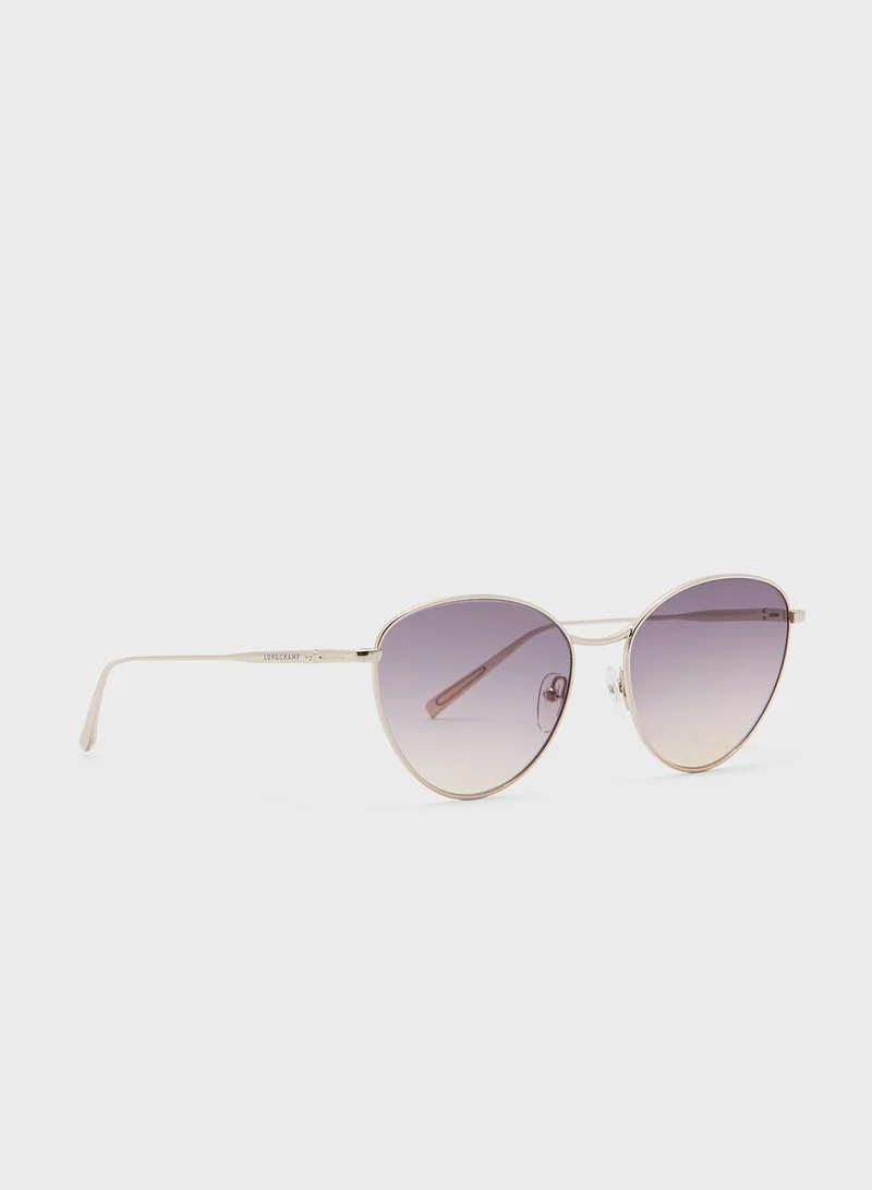 Longchamp Lo112S Oval Shape Sunglasses