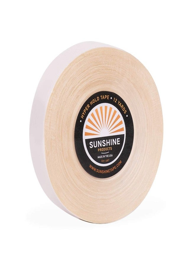 Sunshine Tape | Hyper Hold No Shine Wig Tape Roll | 1" x 12 YDS | Bonding Clear Double Sided - Image 1
