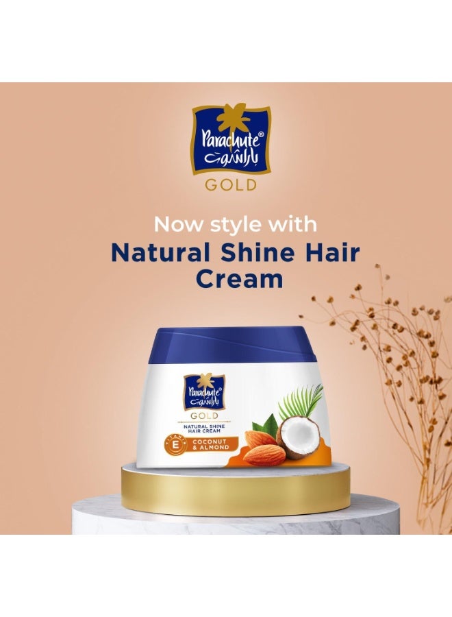 Parachute Gold Natural Shine With Coconut & Almond Hair Cream - 140ml - Image 2