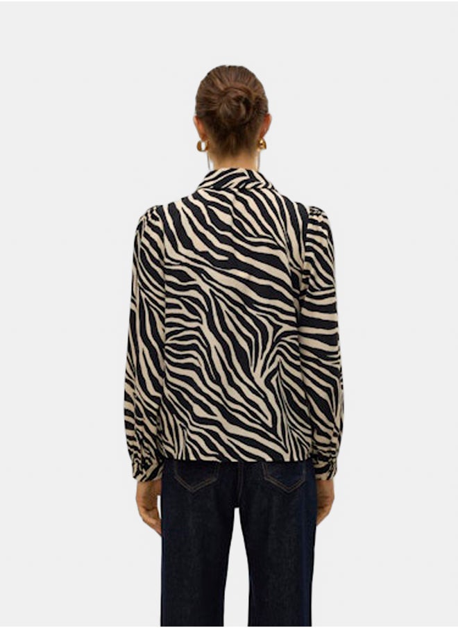 VERO MODA Vmteagan L/S Shirt Wvn Btq Ga  - Image 4