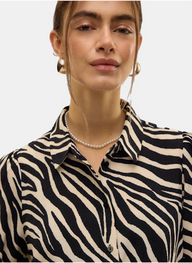 VERO MODA Vmteagan L/S Shirt Wvn Btq Ga  - Image 5