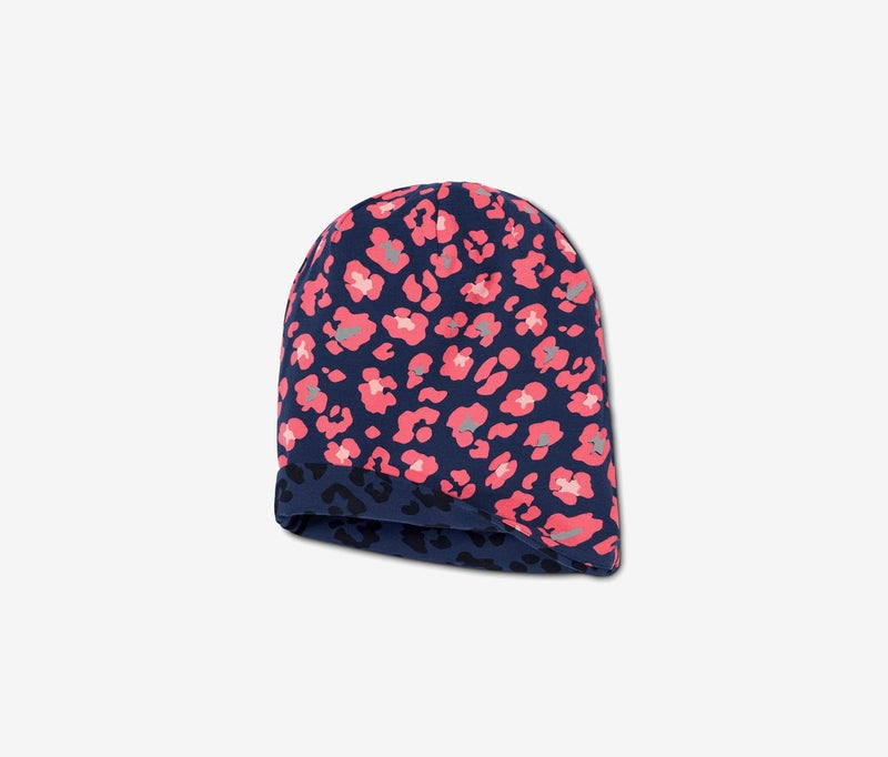 Tchibo Girls Reversible Hat, Navy Combo - Image 3