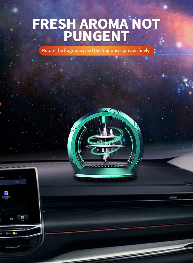 GROIC Car Air Freshener Solar Energy, Auto Rotating Interior Decoration Accessories Powered Aromatherapy Diffuser - Image 3