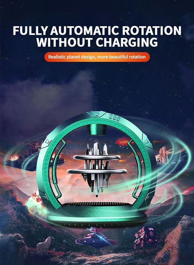 GROIC Car Air Freshener Solar Energy, Auto Rotating Interior Decoration Accessories Powered Aromatherapy Diffuser - Image 4