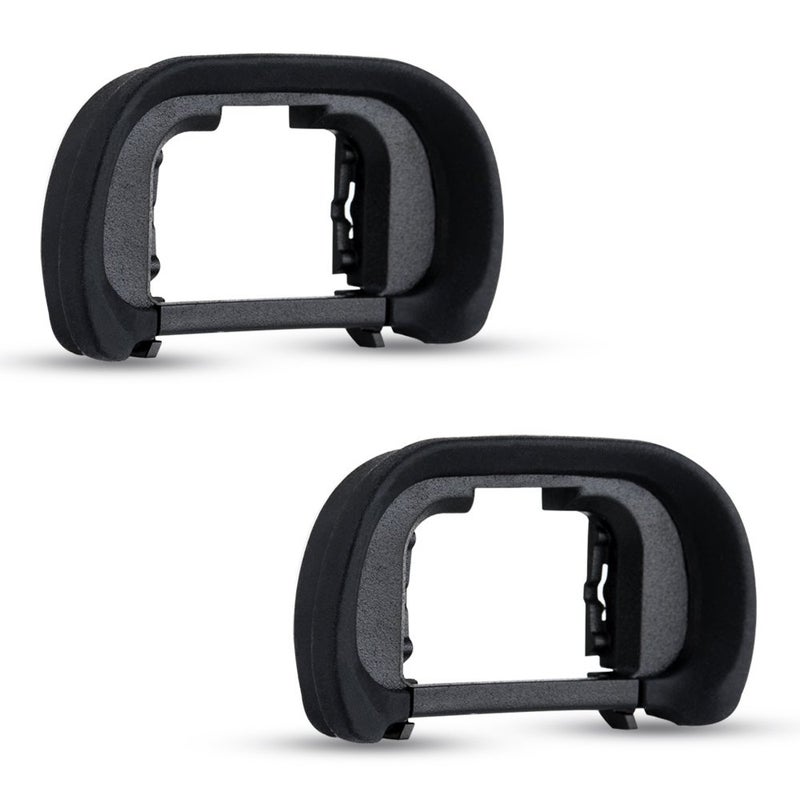 JJC 2-Pack FDA-EP18 Eyecup Eyepiece Eye Cup for Sony A7 A7II A7III A7R A7RII A7RIII A7RIV A7S A7SII A9 A99II A58 for Sony A7 A7 II A7 III A7R A7R II A7R III A7R IV A7S A7S II A99 II A58 Camera - Image 1