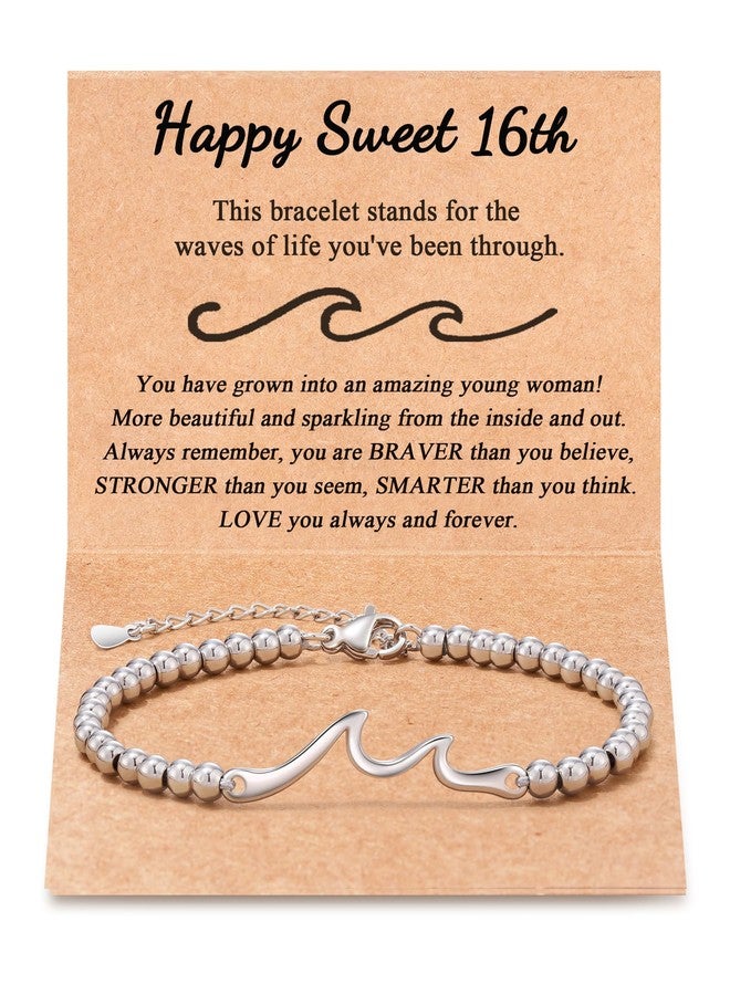 Tarsus Sweet 16 Gifts for Girls, 16th Birthday Gifts for Girls Sixteen Year Old Birthday Decorations Cool Ideas Bracelet - Image 1