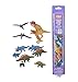 Wild Republic Dinosaur Family Animal Figurines Tube Dinosaur Toys TRex Triceratops Stegosaurus and Pteranodon Dinosaur Families Collection - Image 3