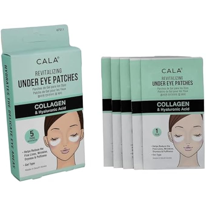 CALA REVITALIZING UNDER EYE PATCHES COLLAGEN AND HYALURONIC ACID - Image 3