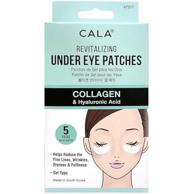 CALA REVITALIZING UNDER EYE PATCHES COLLAGEN AND HYALURONIC ACID - Image 1